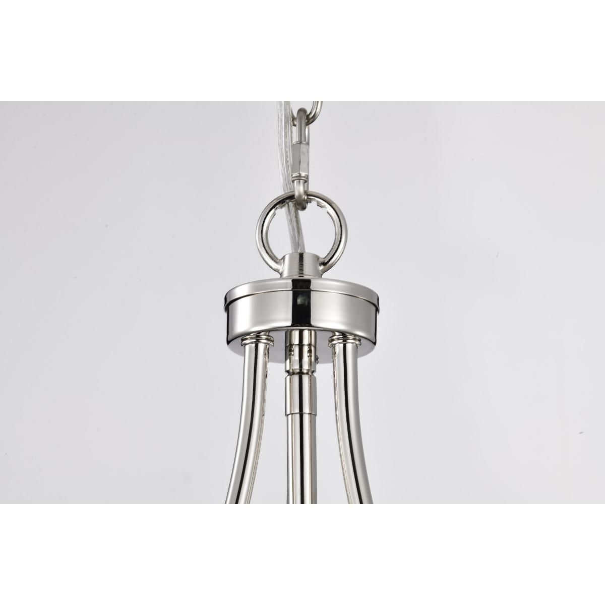 Amado 10 in. Pendant Light Polished Nickel Finish - Bees Lighting