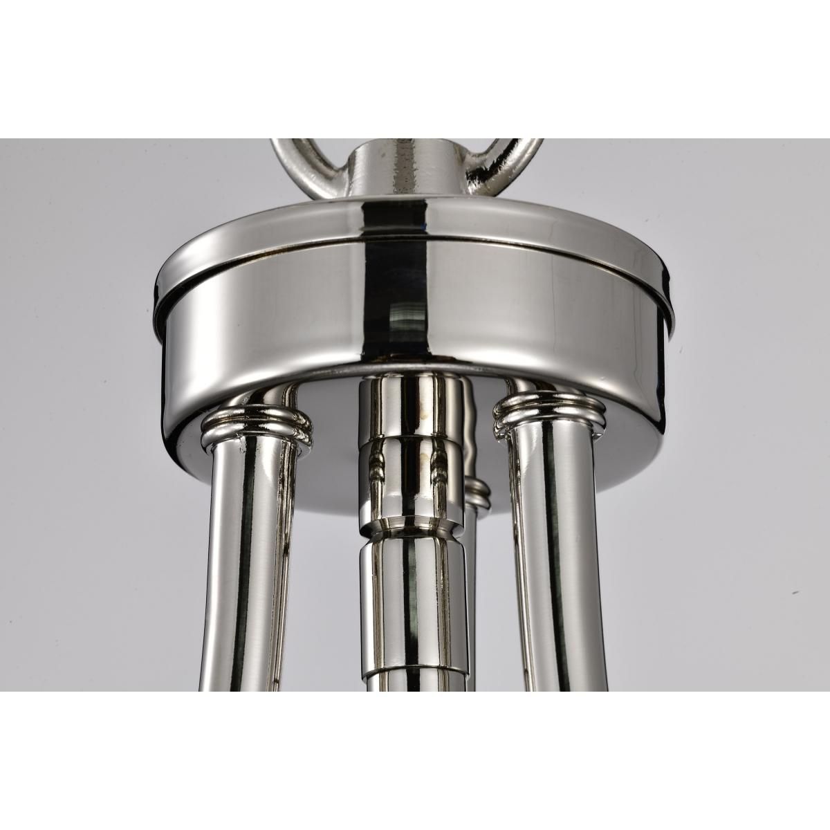 Amado 10 in. Pendant Light Polished Nickel Finish - Bees Lighting