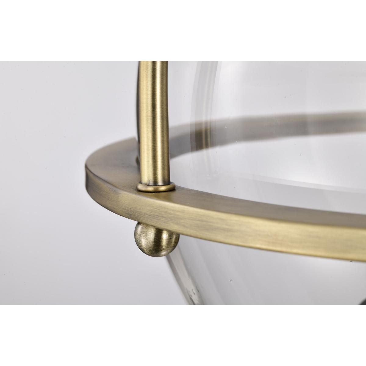 Amado 14 in. 3 lights Semi-flush Mount Light Vintage Brass Finish - Bees Lighting