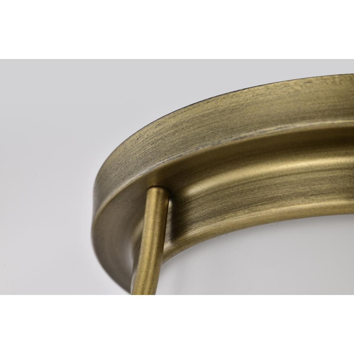 Valdora 10 in. Flush Mount Light Natural Brass Finish - Bees Lighting