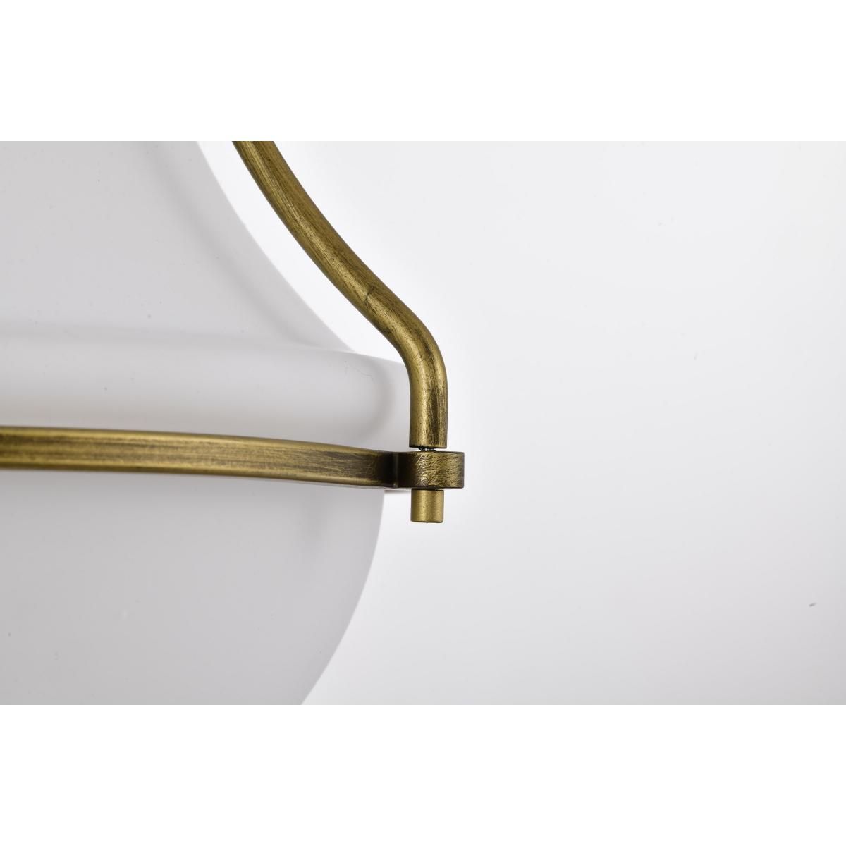 Valdora 14 in. Flush Mount Light Natural Brass Finish - Bees Lighting