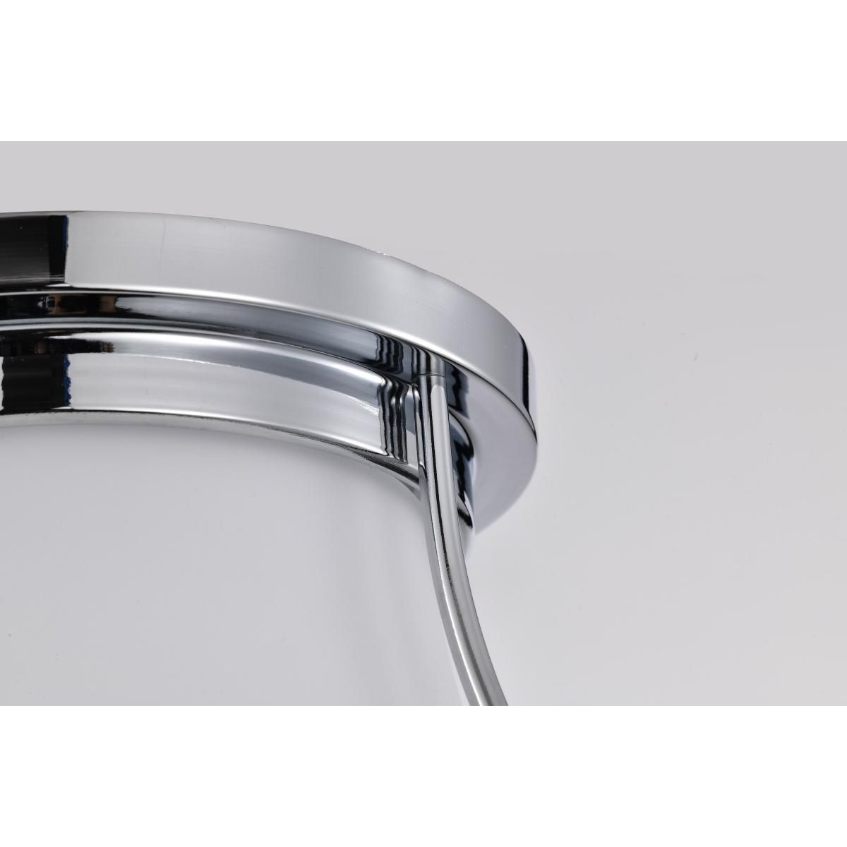 Valdora 10 in. Flush Mount Light Polished Nickel Finish - Bees Lighting