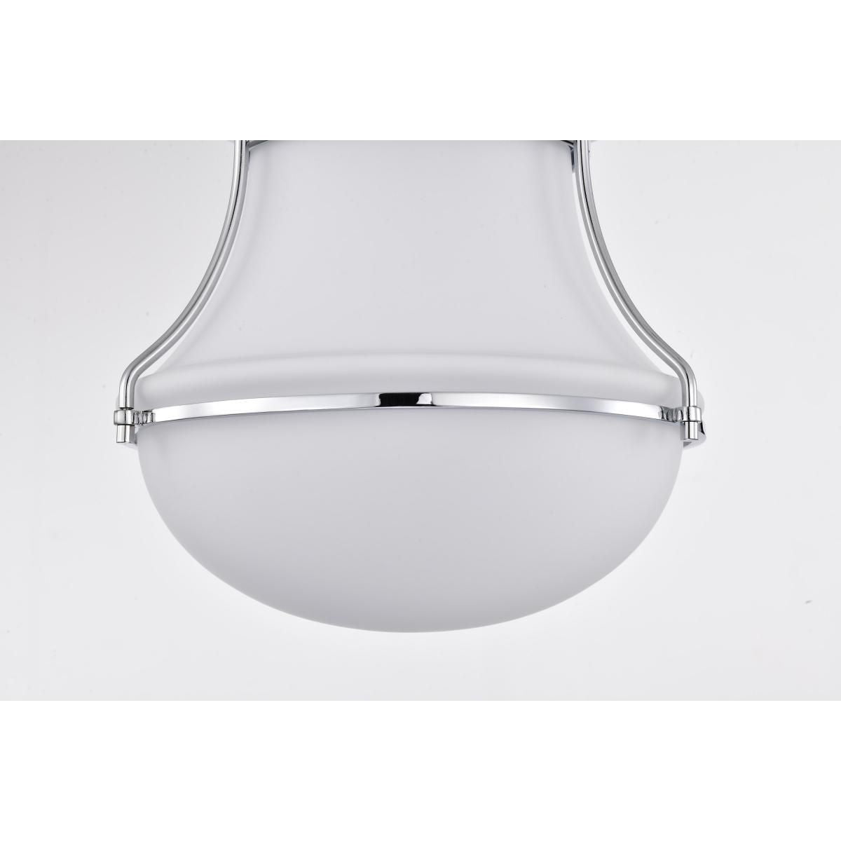 Valdora 10 in. Flush Mount Light Polished Nickel Finish - Bees Lighting