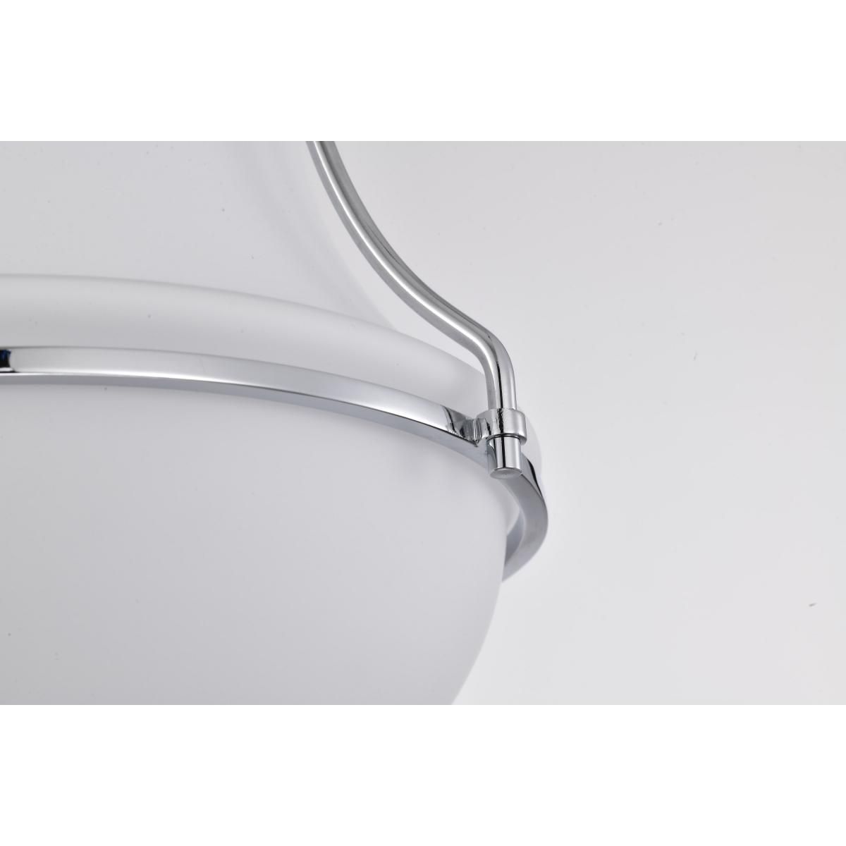 Valdora 10 in. Flush Mount Light Polished Nickel Finish - Bees Lighting