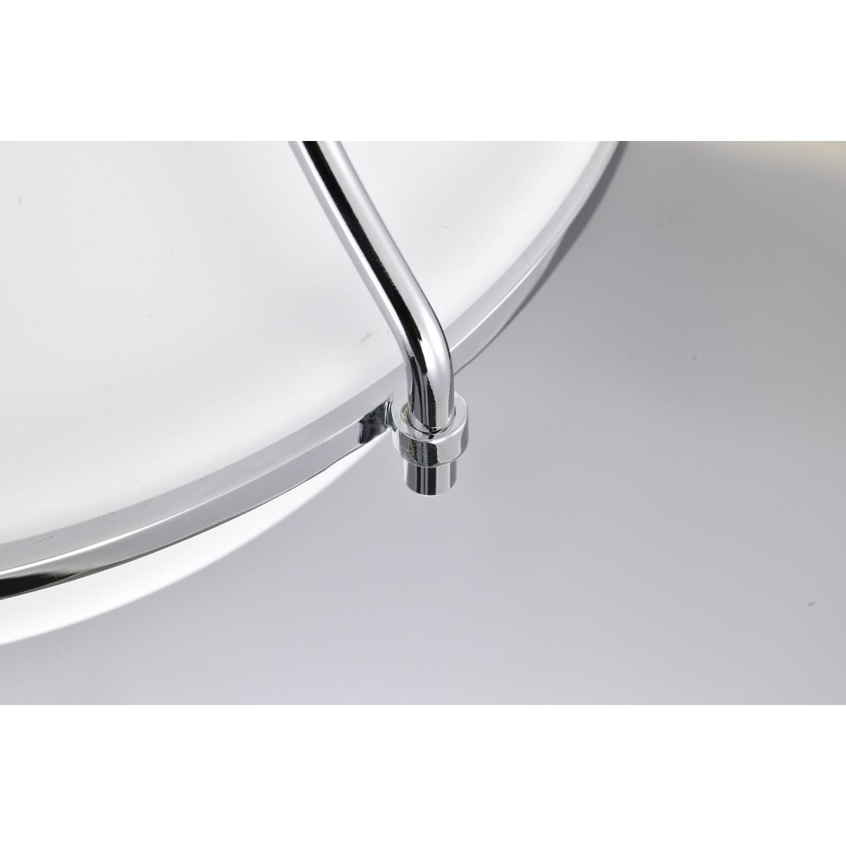 Valdora 10 in. Flush Mount Light Polished Nickel Finish - Bees Lighting