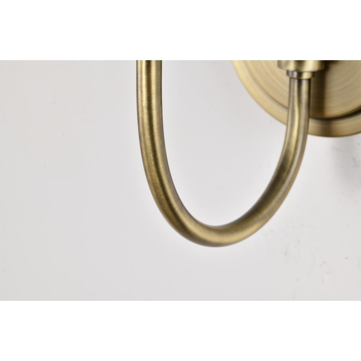 Brookside 12 in. Wall Sconce Vintage Brass Finish