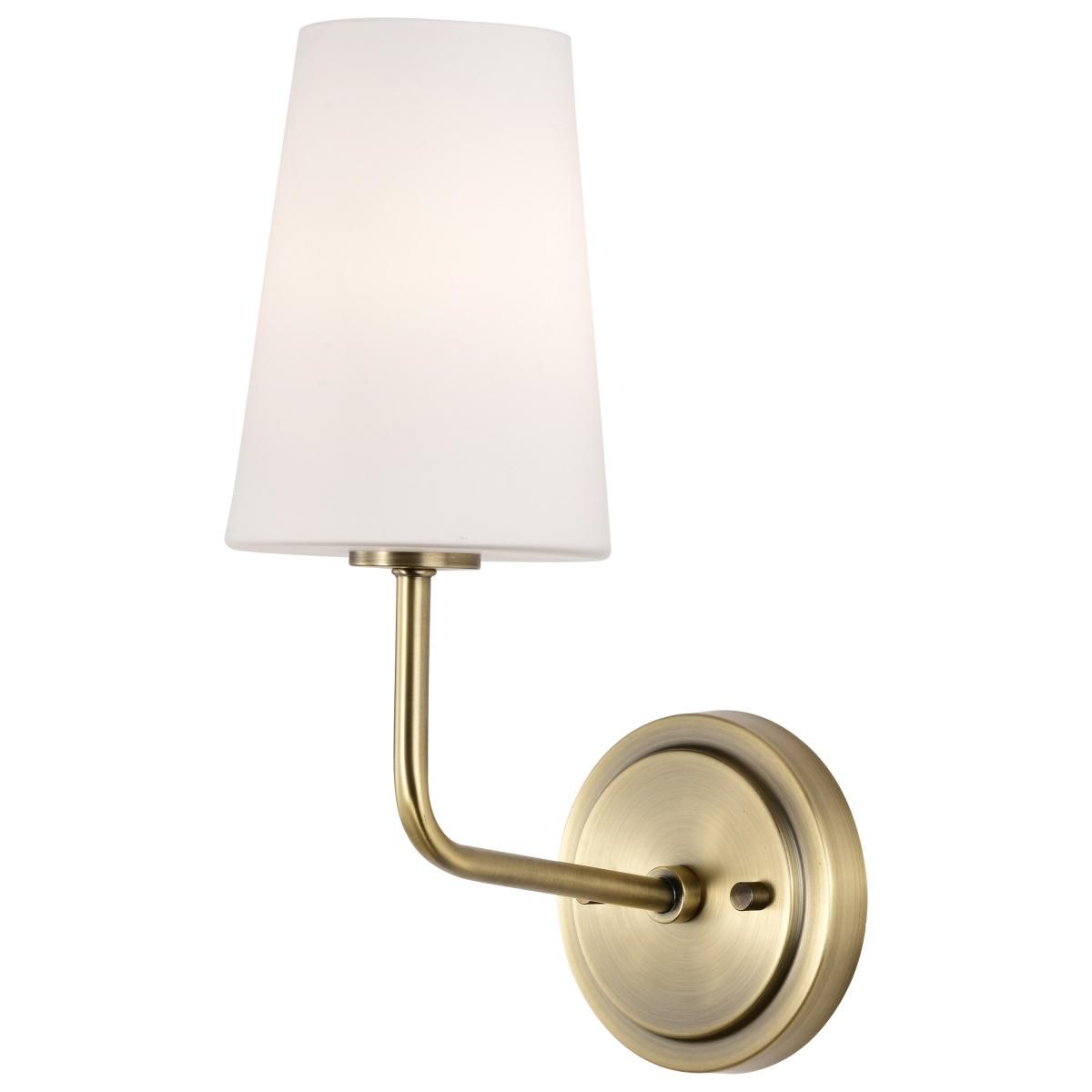 Cordello 15 in. Wall Sconce Vintage Brass Finish