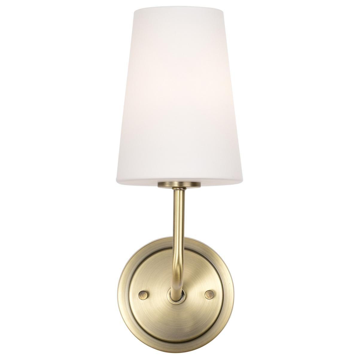 Cordello 15 in. Wall Sconce Vintage Brass Finish