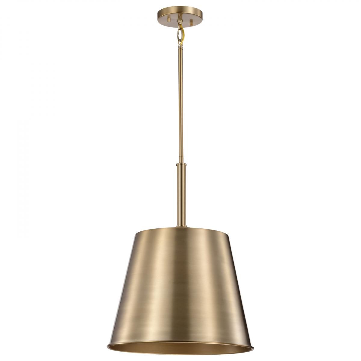 Alexis 15 in. Pendant Light Brass Finish - Bees Lighting