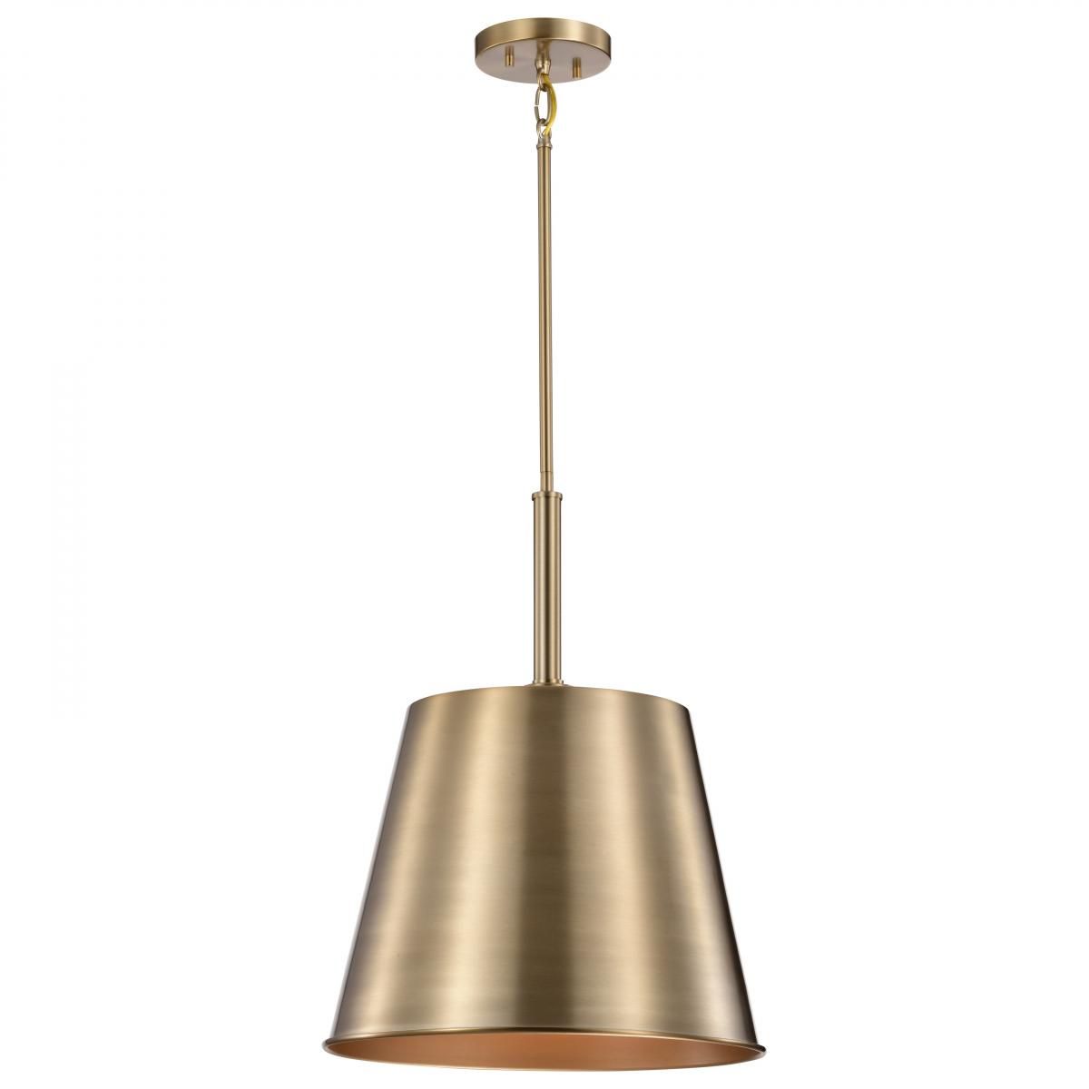 Alexis 15 in. Pendant Light Brass Finish - Bees Lighting