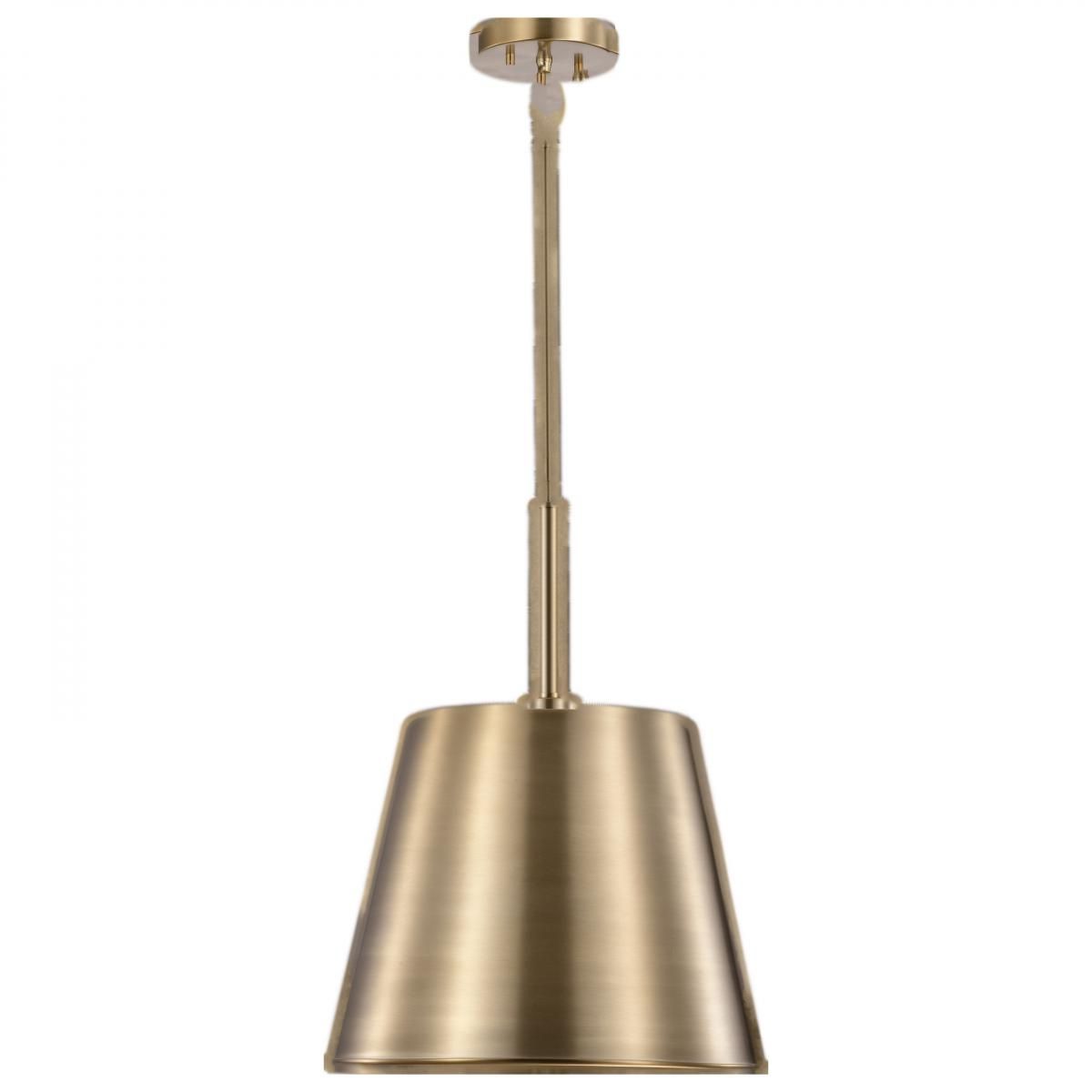 Alexis 15 in. Pendant Light Brass Finish - Bees Lighting