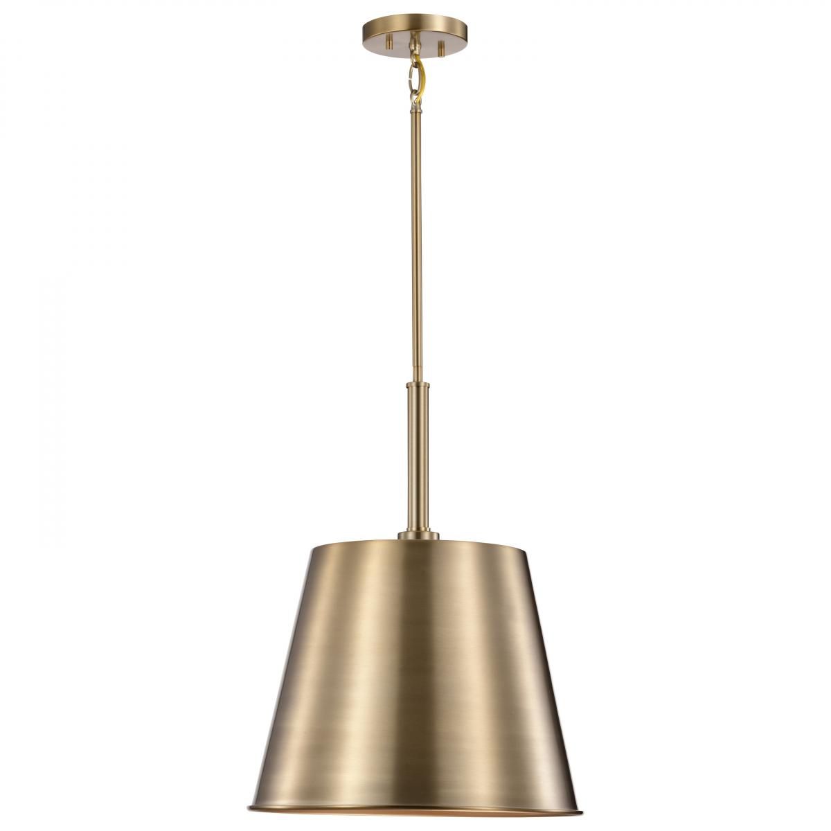 Alexis 15 in. Pendant Light Brass Finish - Bees Lighting