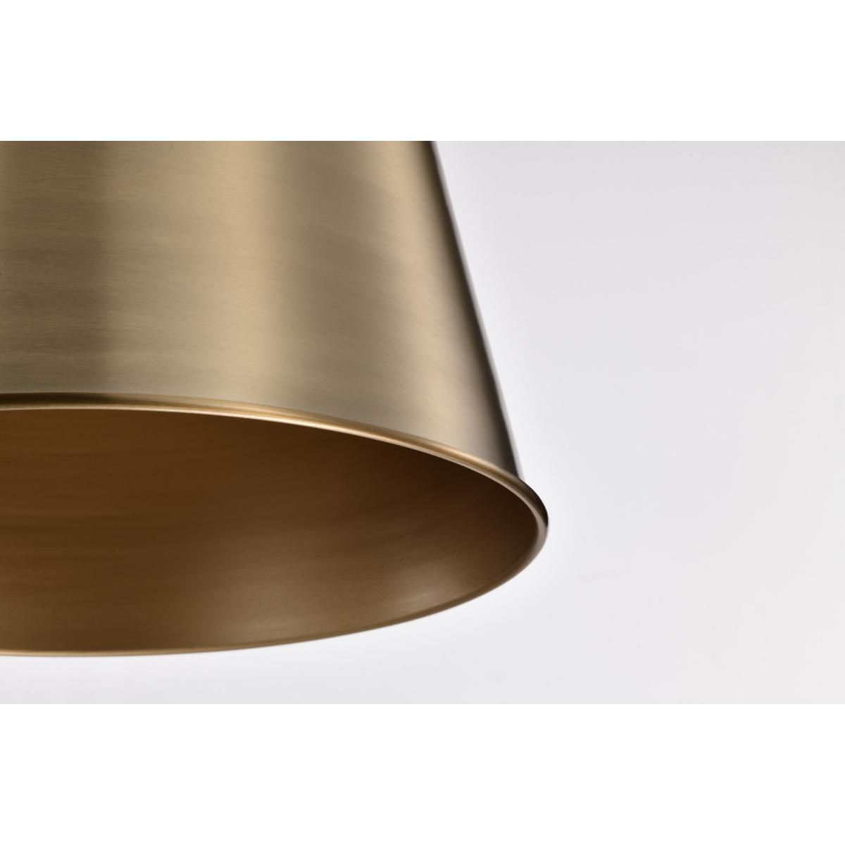 Alexis 15 in. Pendant Light Brass Finish - Bees Lighting