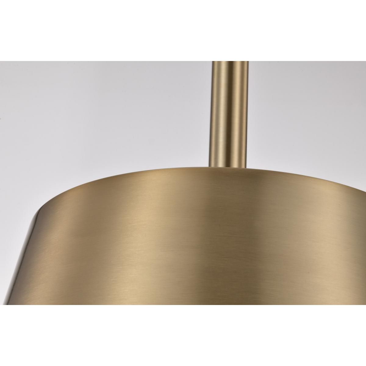 Alexis 15 in. Pendant Light Brass Finish - Bees Lighting