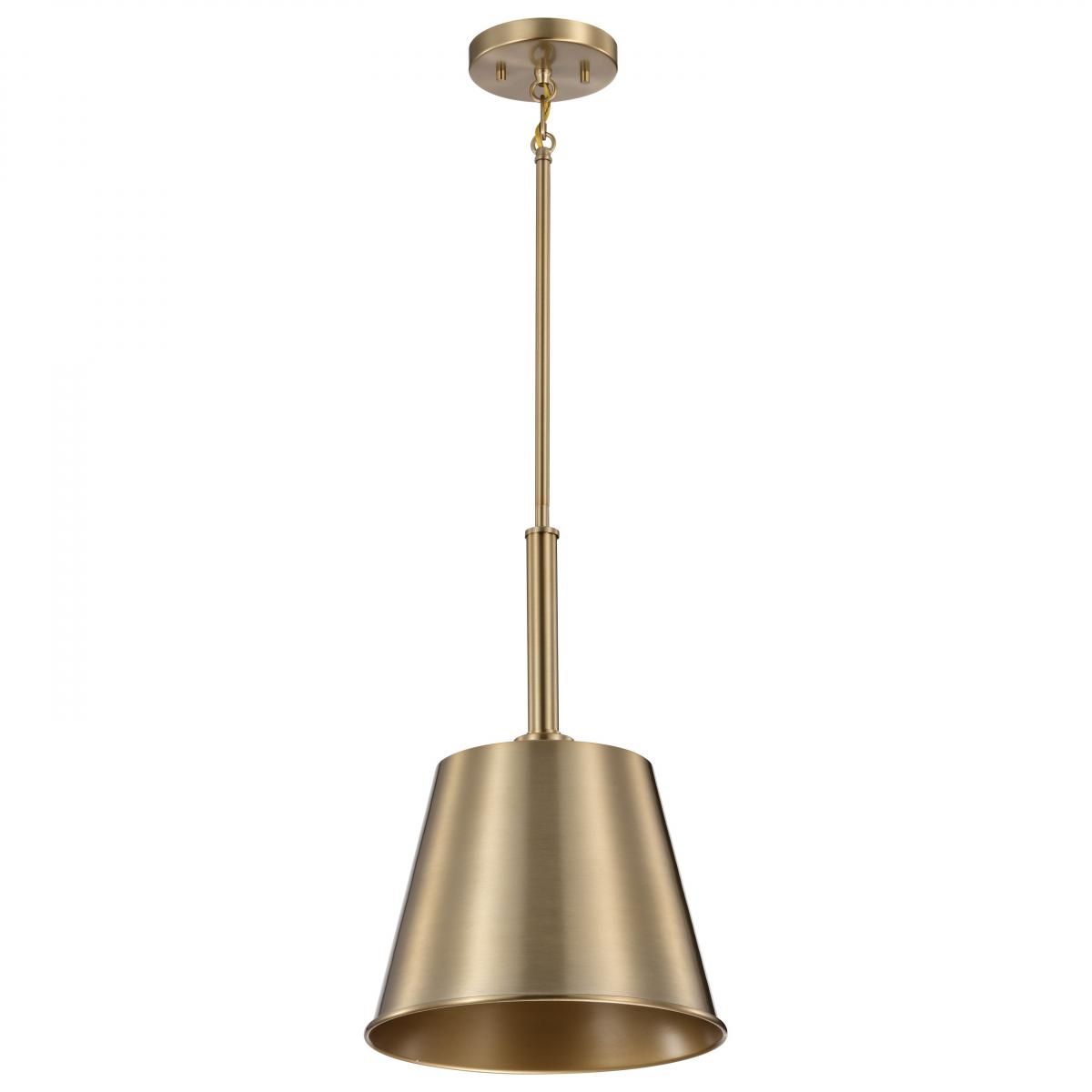 Alexis 11 in. Pendant Light Brass Finish - Bees Lighting
