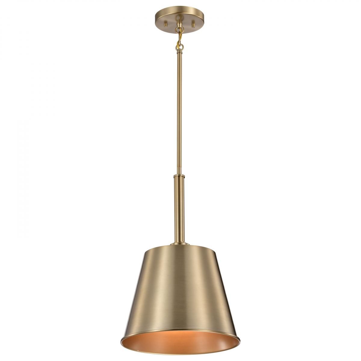 Alexis 11 in. Pendant Light Brass Finish - Bees Lighting