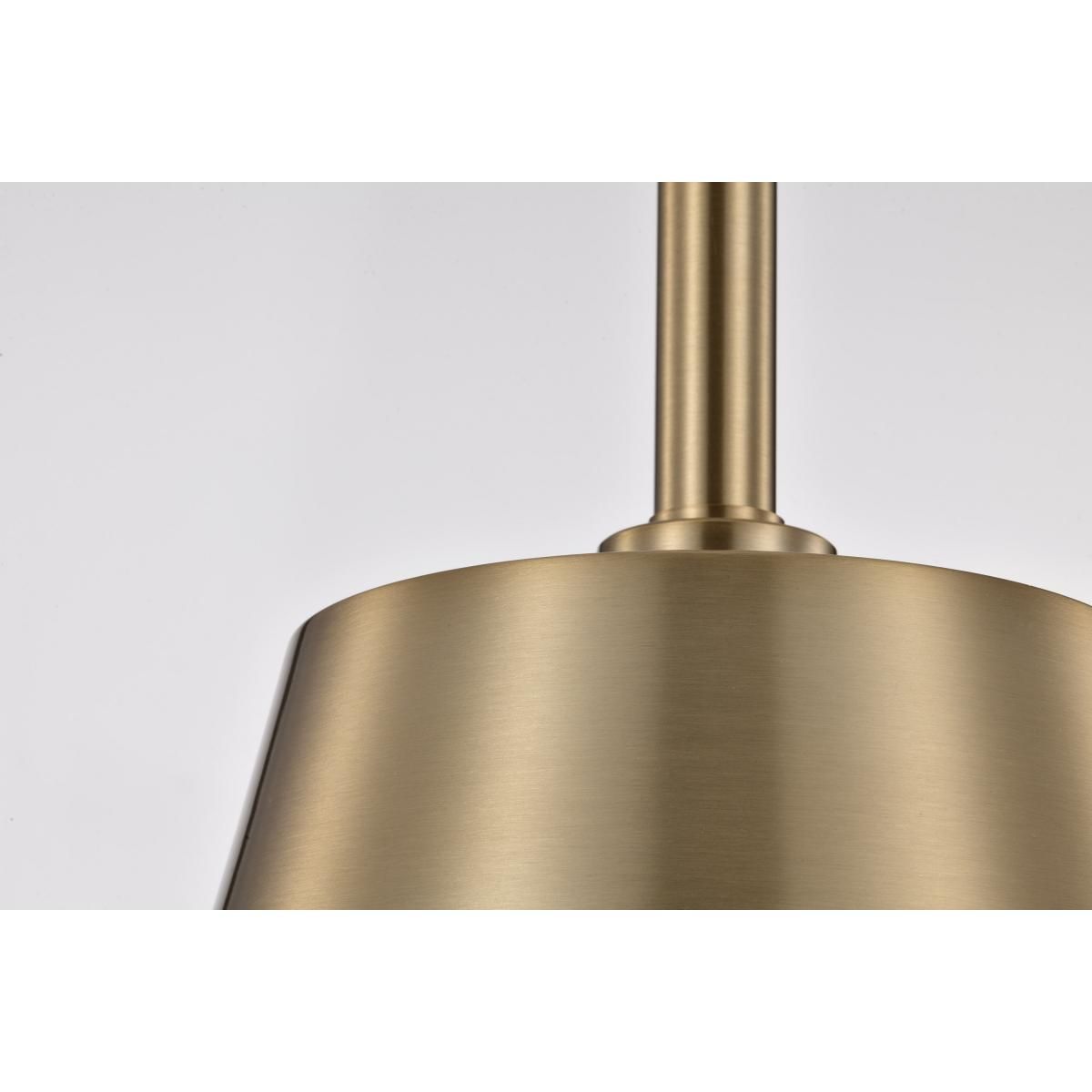 Alexis 11 in. Pendant Light Brass Finish - Bees Lighting