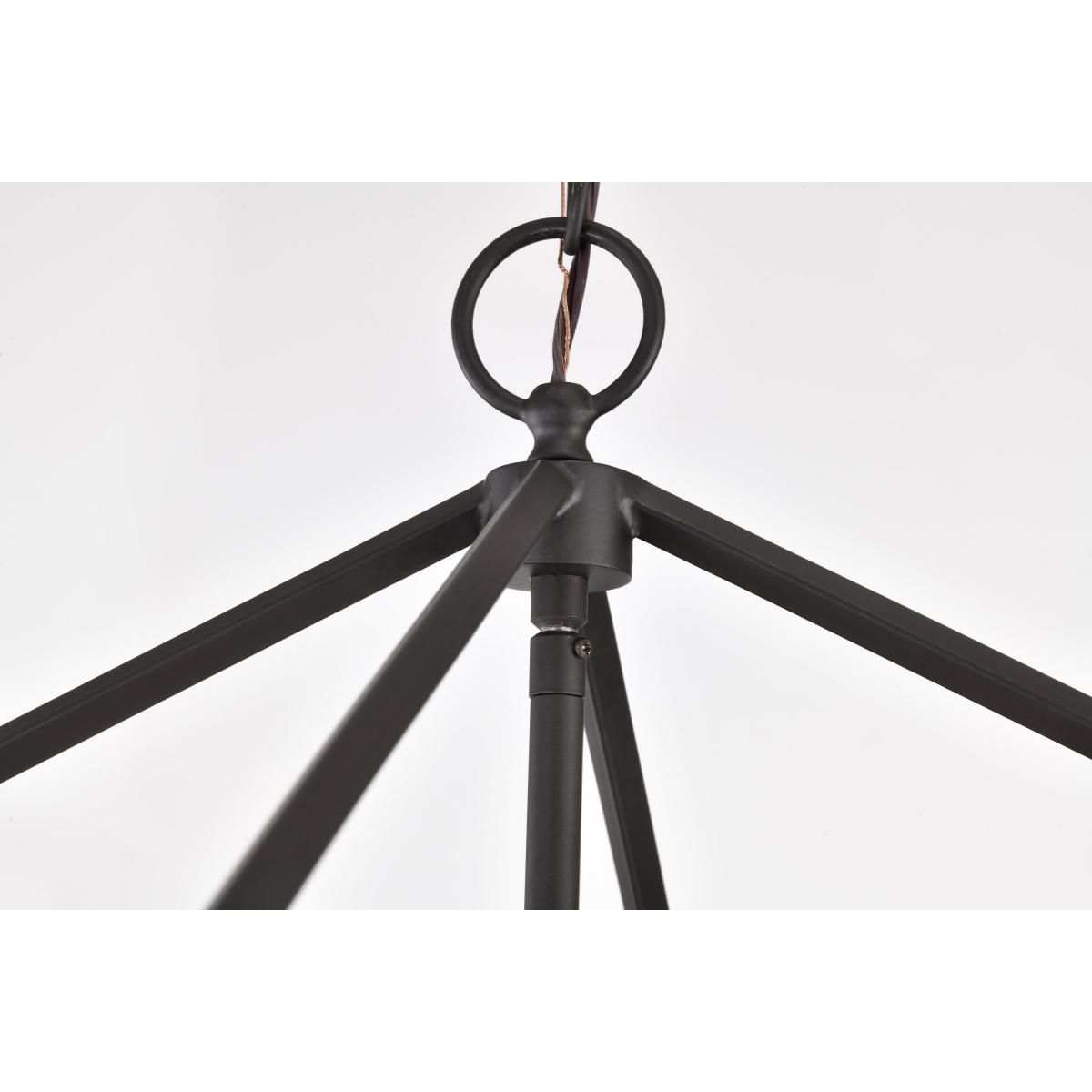 Emma 17 in. 4 lights Pendant Light Matte Black Finish - Bees Lighting