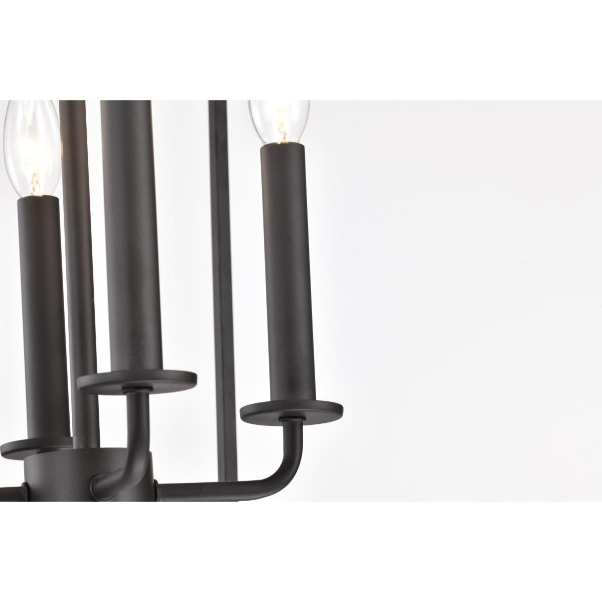 Emma 17 in. 4 lights Pendant Light Matte Black Finish - Bees Lighting
