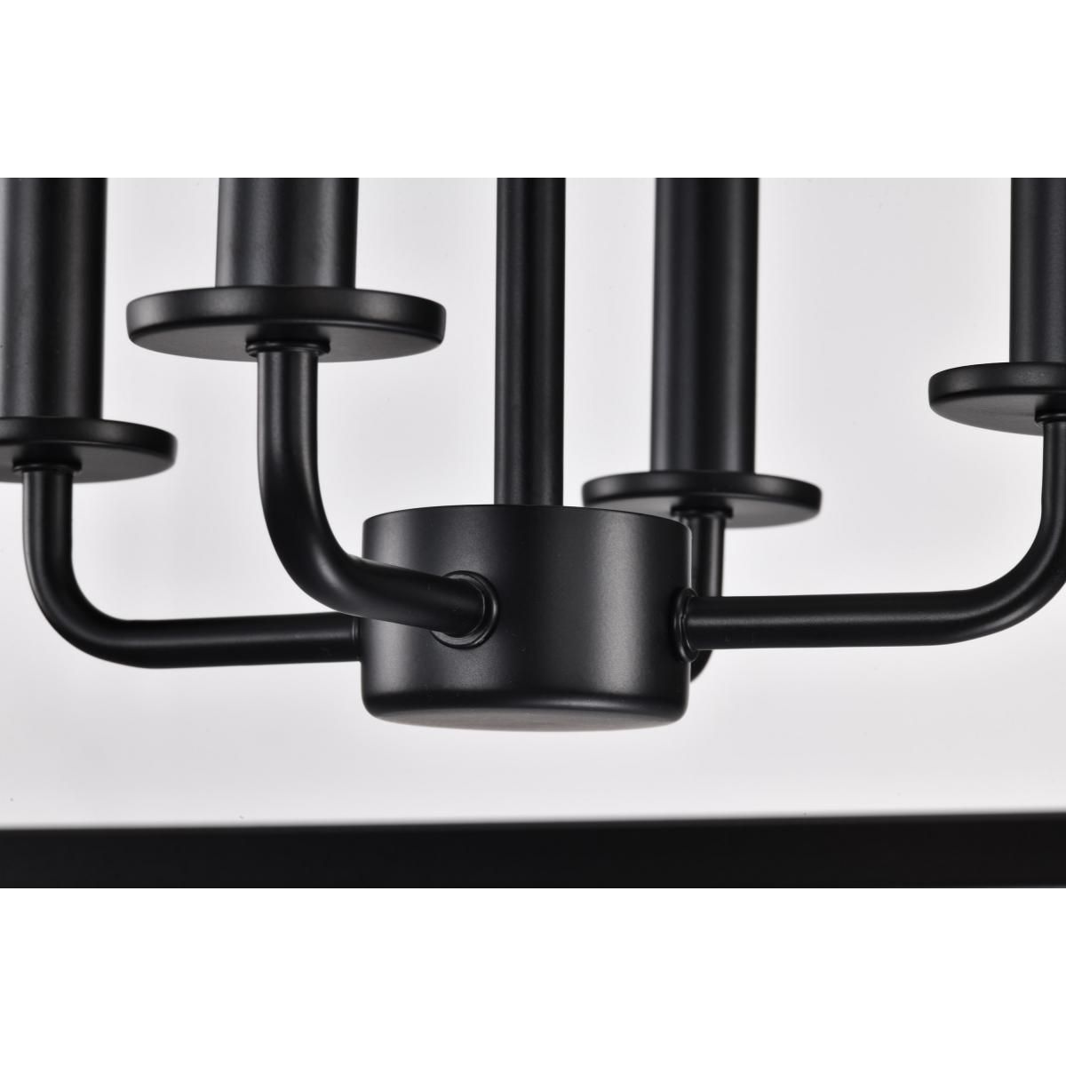 Emma 20 in. 4 lights Pendant Light Matte Black Finish - Bees Lighting
