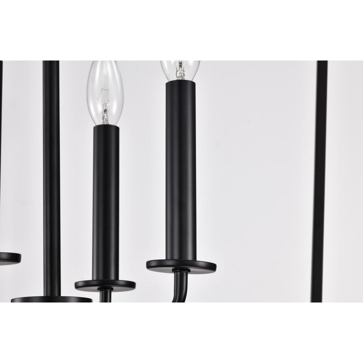 Emma 20 in. 4 lights Pendant Light Matte Black Finish - Bees Lighting