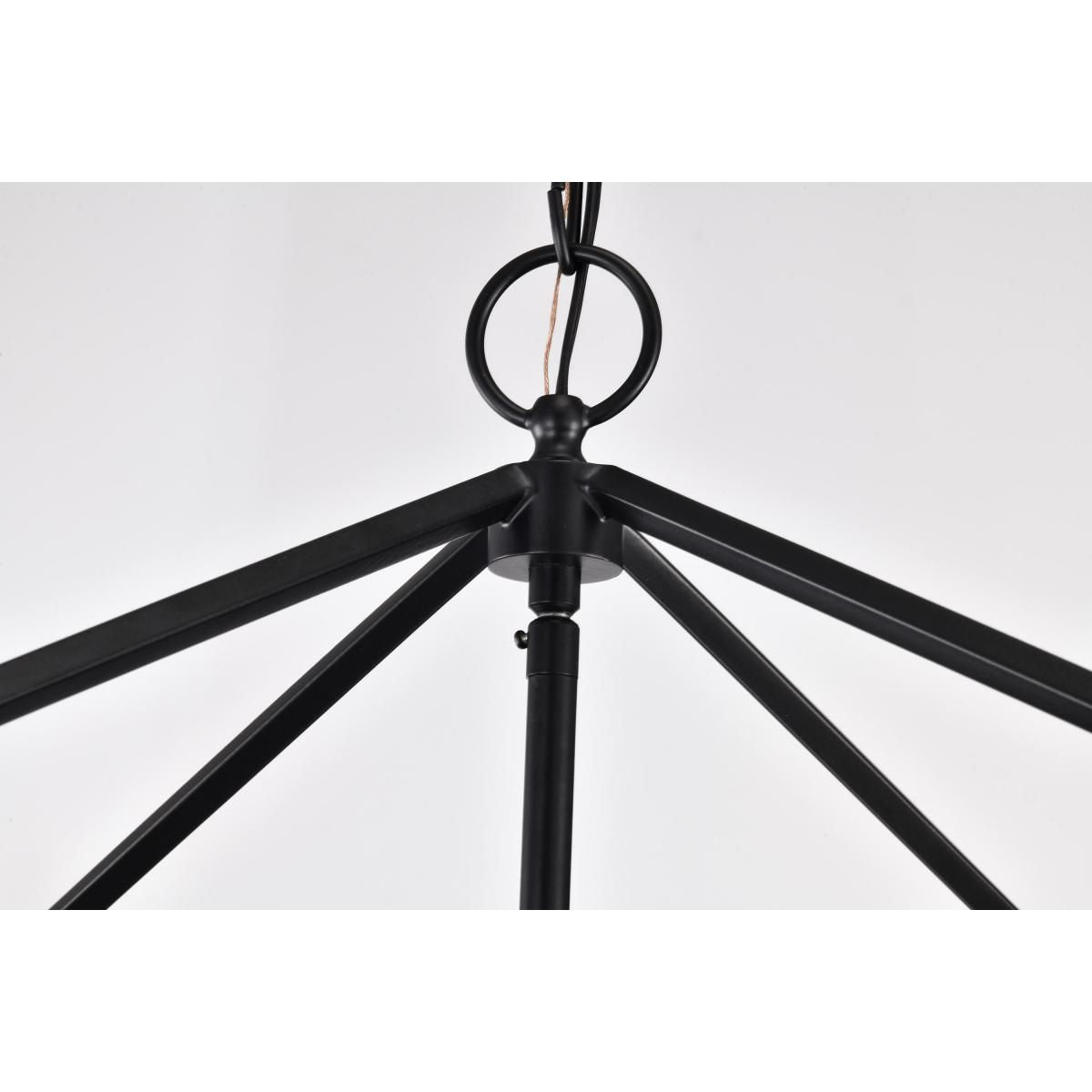Emma 20 in. 4 lights Pendant Light Matte Black Finish - Bees Lighting