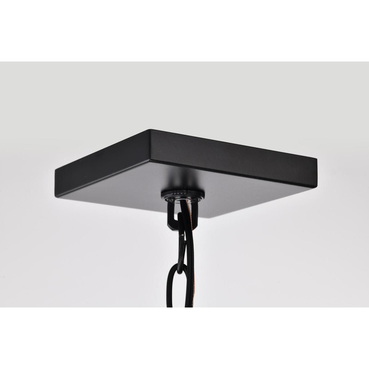 Emma 20 in. 4 lights Pendant Light Matte Black Finish - Bees Lighting