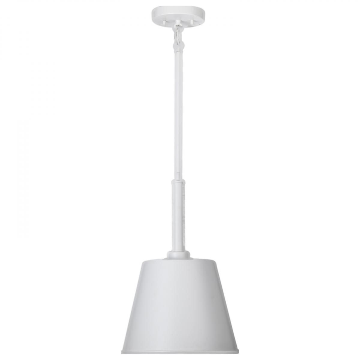 Alexis 11 in. Pendant Light Matte White Finish - Bees Lighting