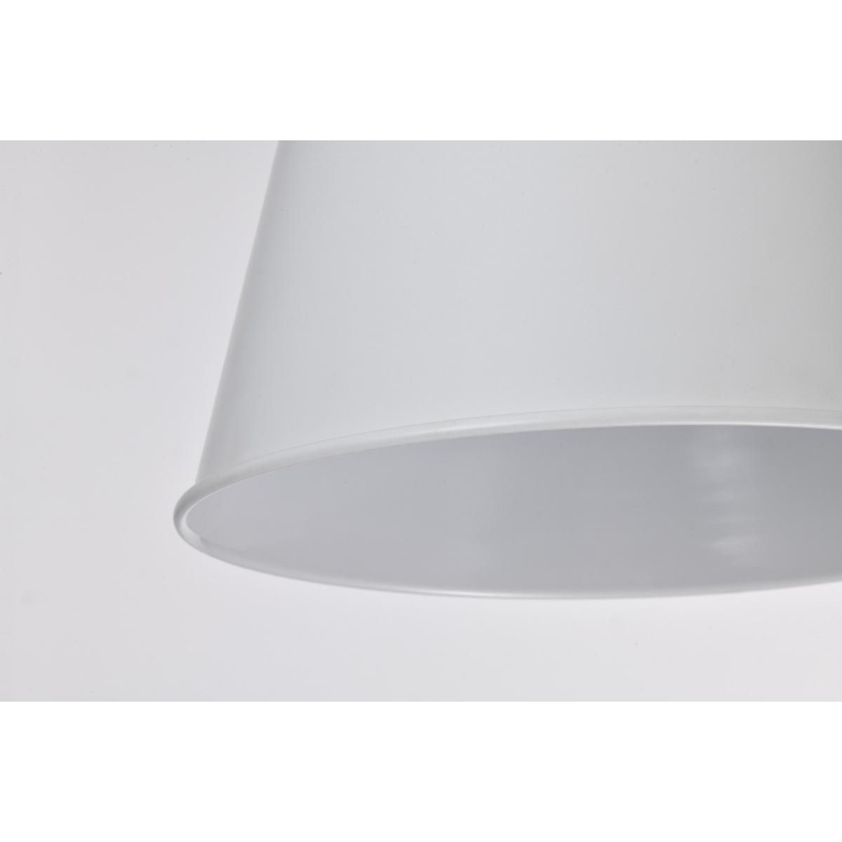 Alexis 11 in. Pendant Light Matte White Finish - Bees Lighting