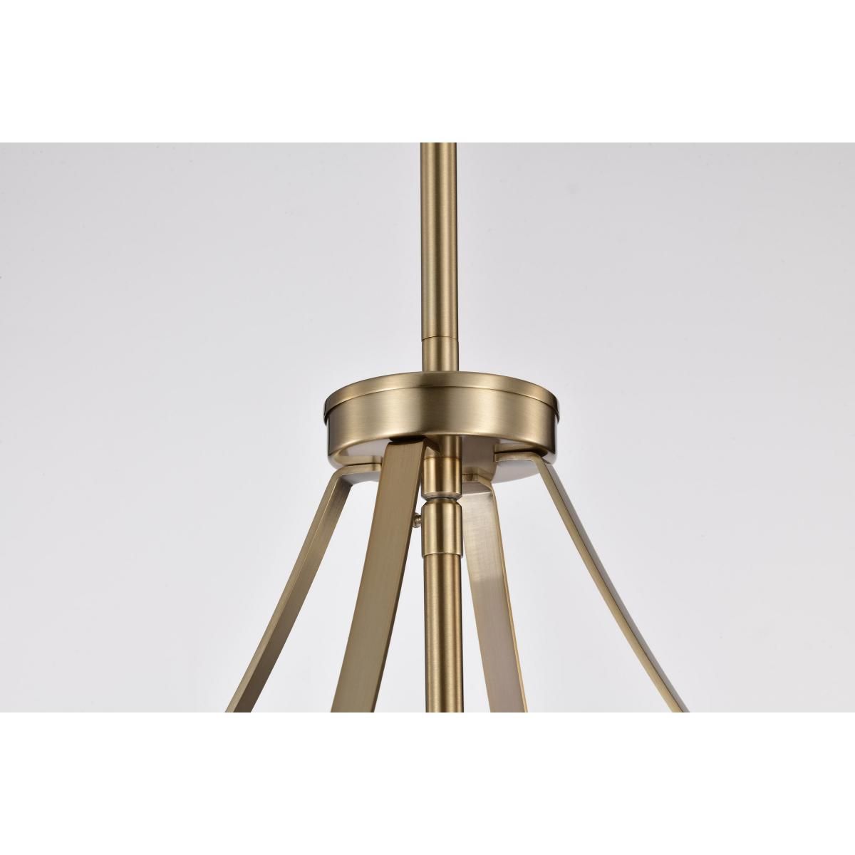 Easton 16 in. 3 lights Pendant Light Brass Finish - Bees Lighting