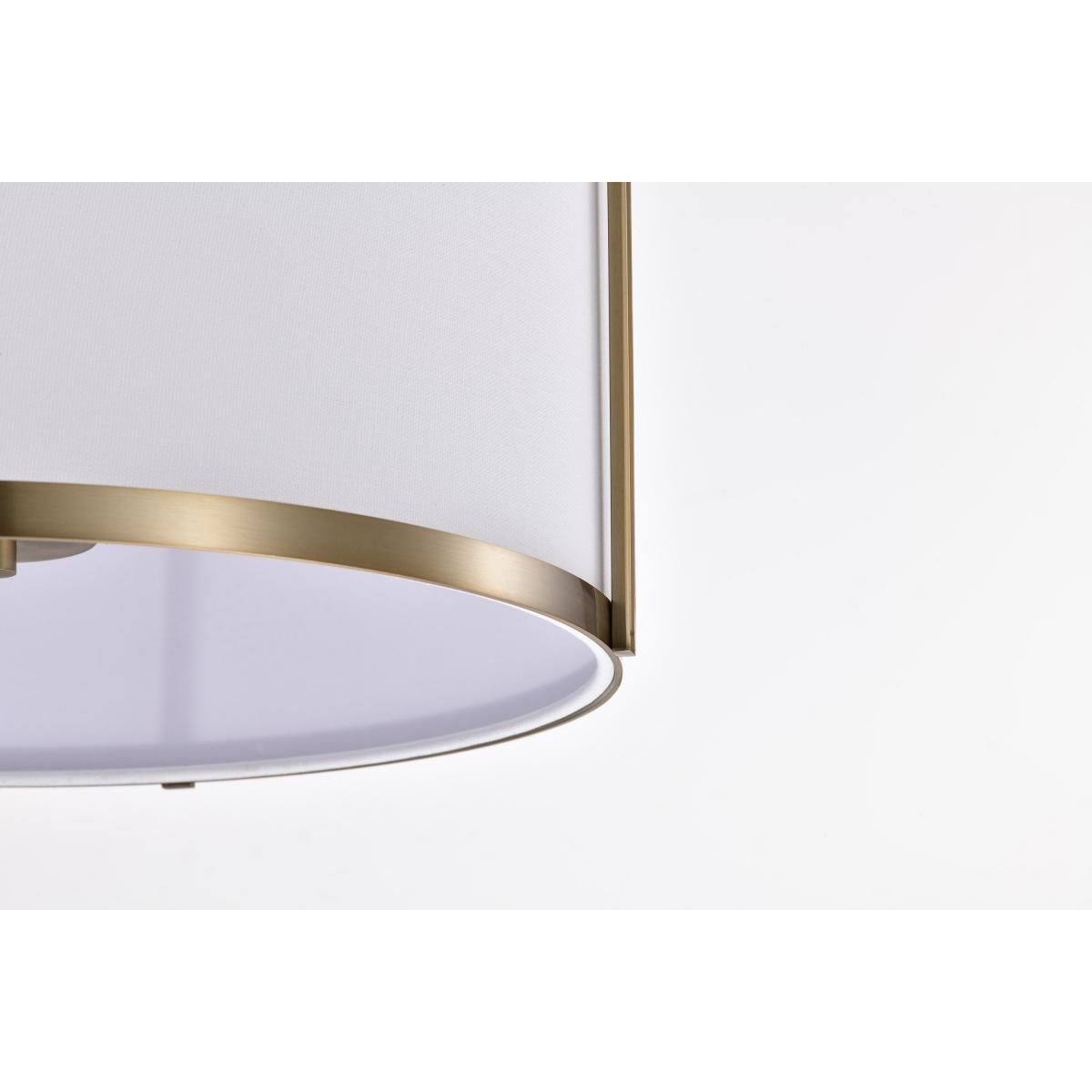 Easton 16 in. 3 lights Pendant Light Brass Finish - Bees Lighting