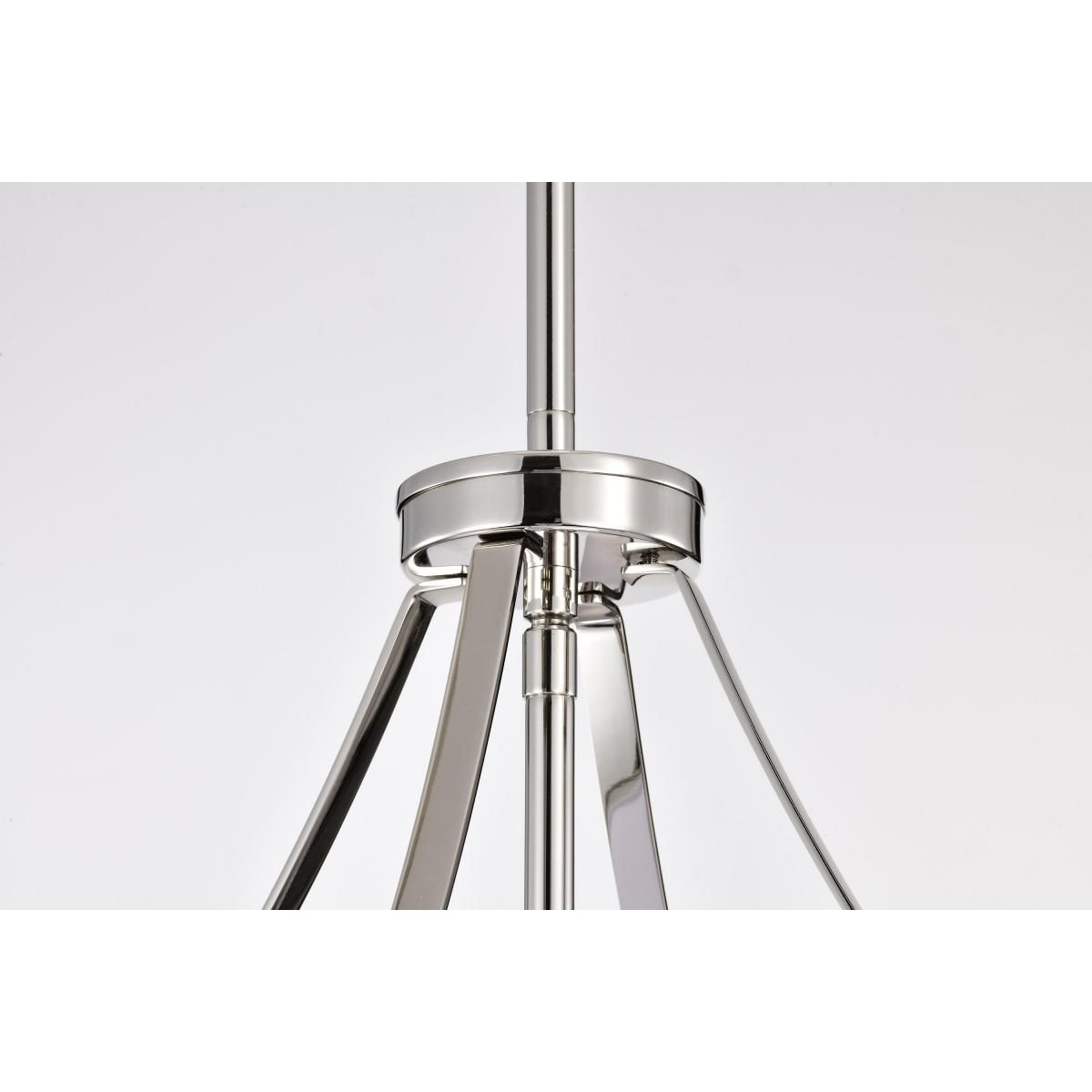 Easton 16 in. 3 lights Pendant Light Polished Nickel Finish - Bees Lighting