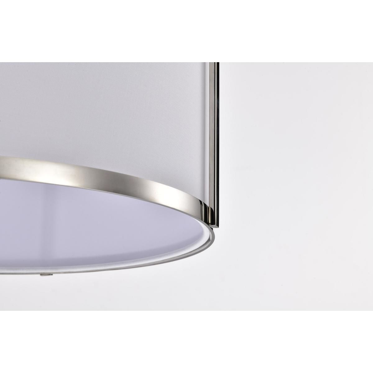 Easton 16 in. 3 lights Pendant Light Polished Nickel Finish - Bees Lighting