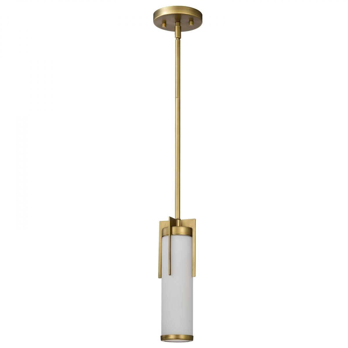 Roselle 11" Pendant Light, Natural Brass Finish - Bees Lighting