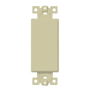 Blank Decorator Wall Plate Insert, Ivory - Bees Lighting