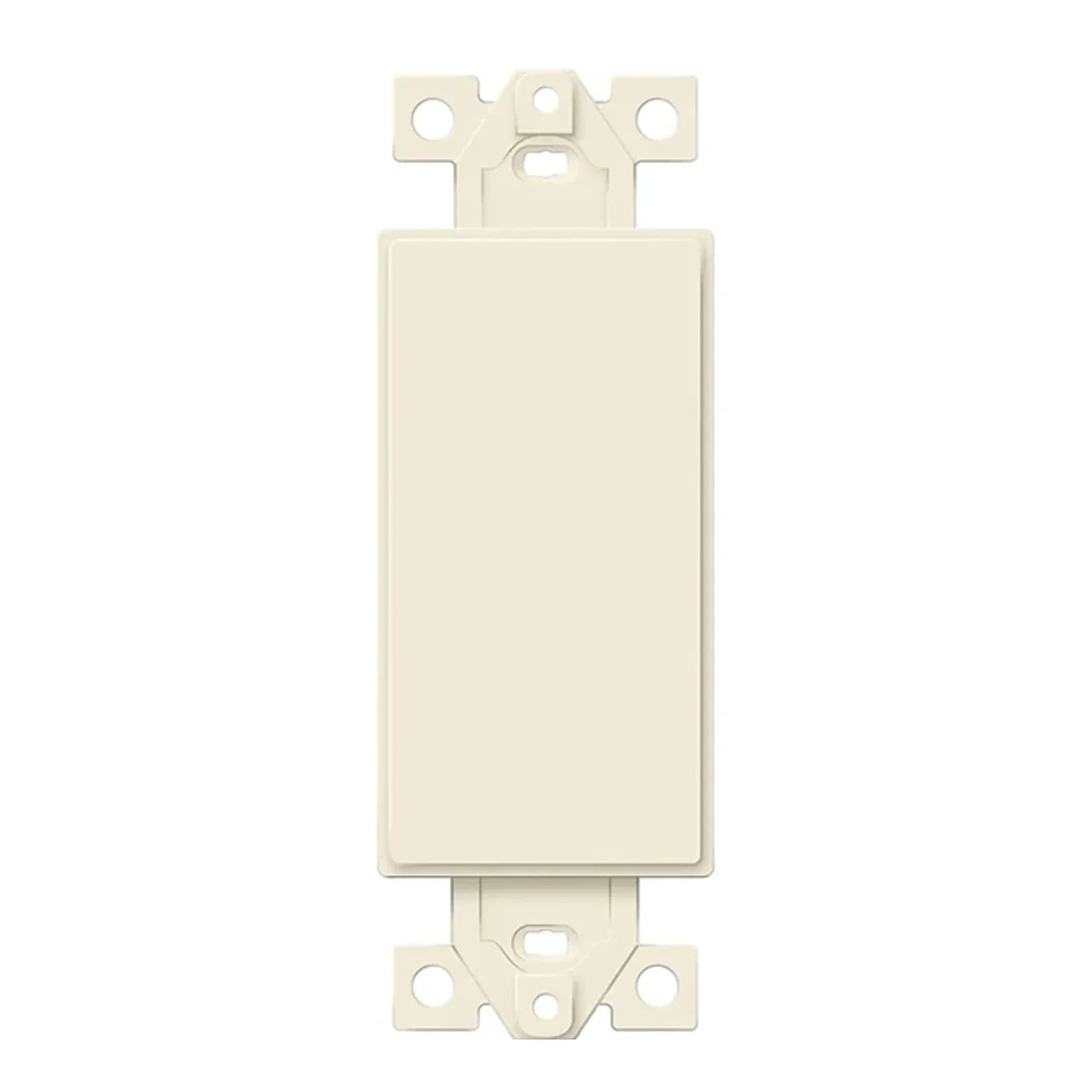 Blank Decorator Wall Plate Insert, Light Almond - Bees Lighting