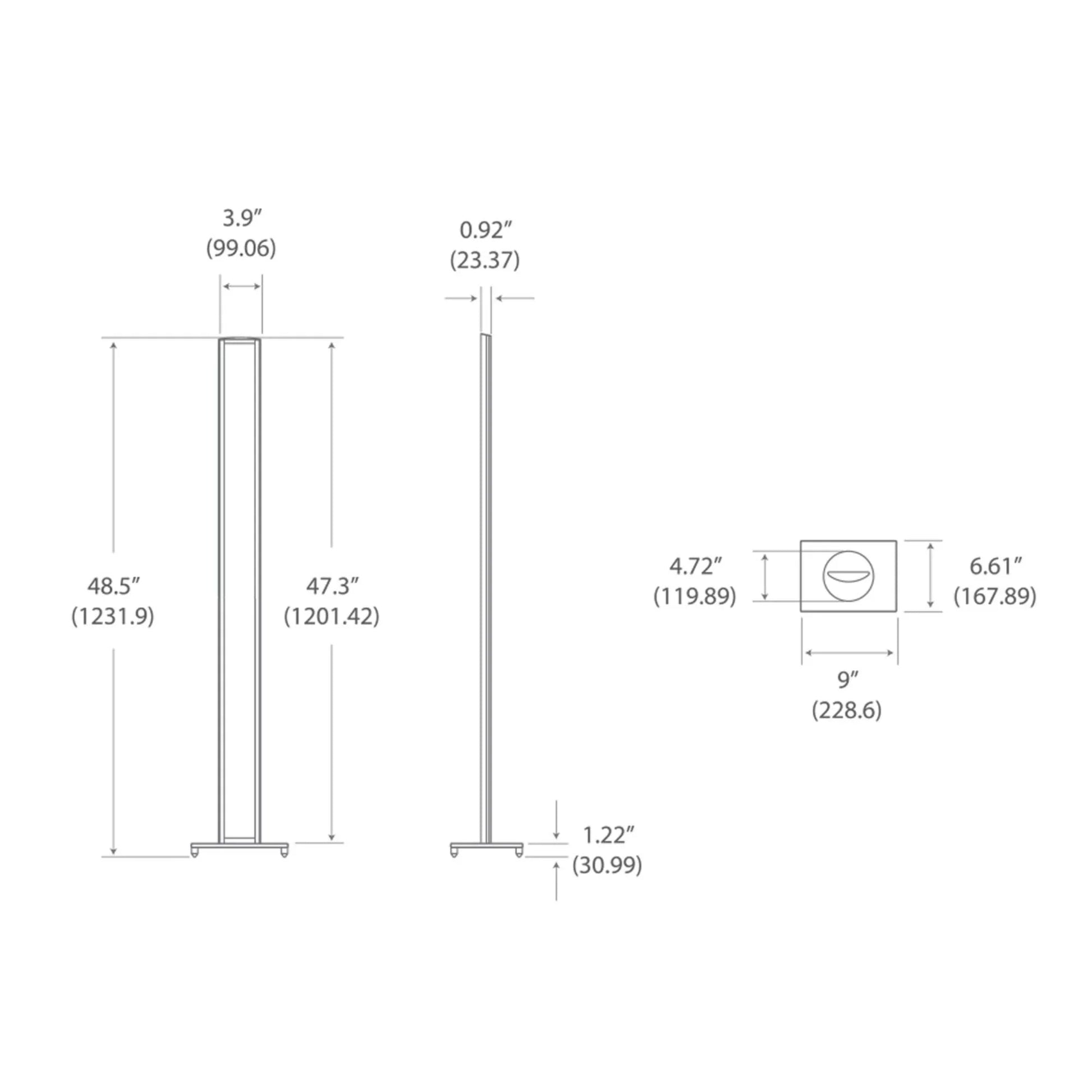 Tono White Modern LED Floor Lamp - Bees Lighting