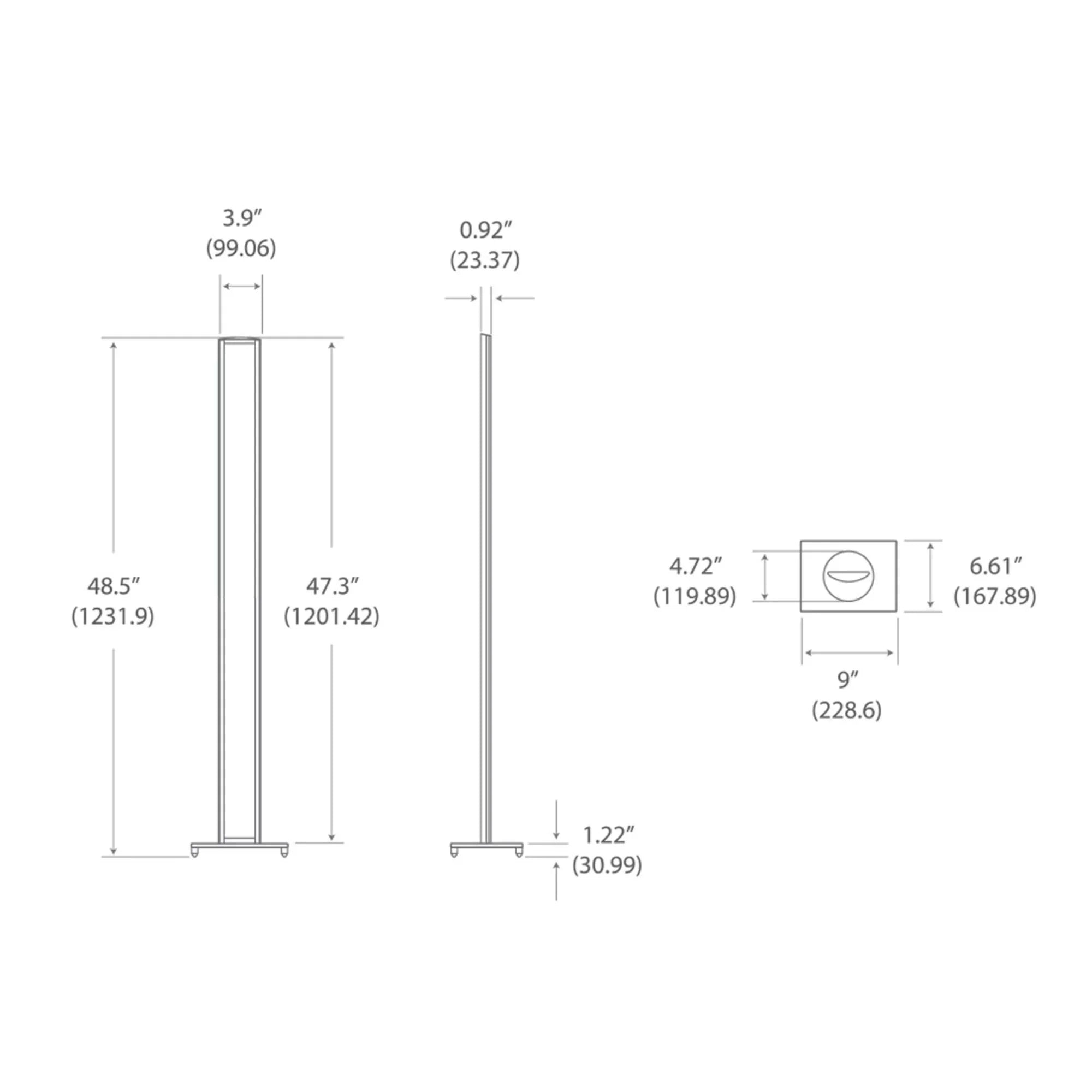 Tono White Modern LED Floor Lamp - Bees Lighting