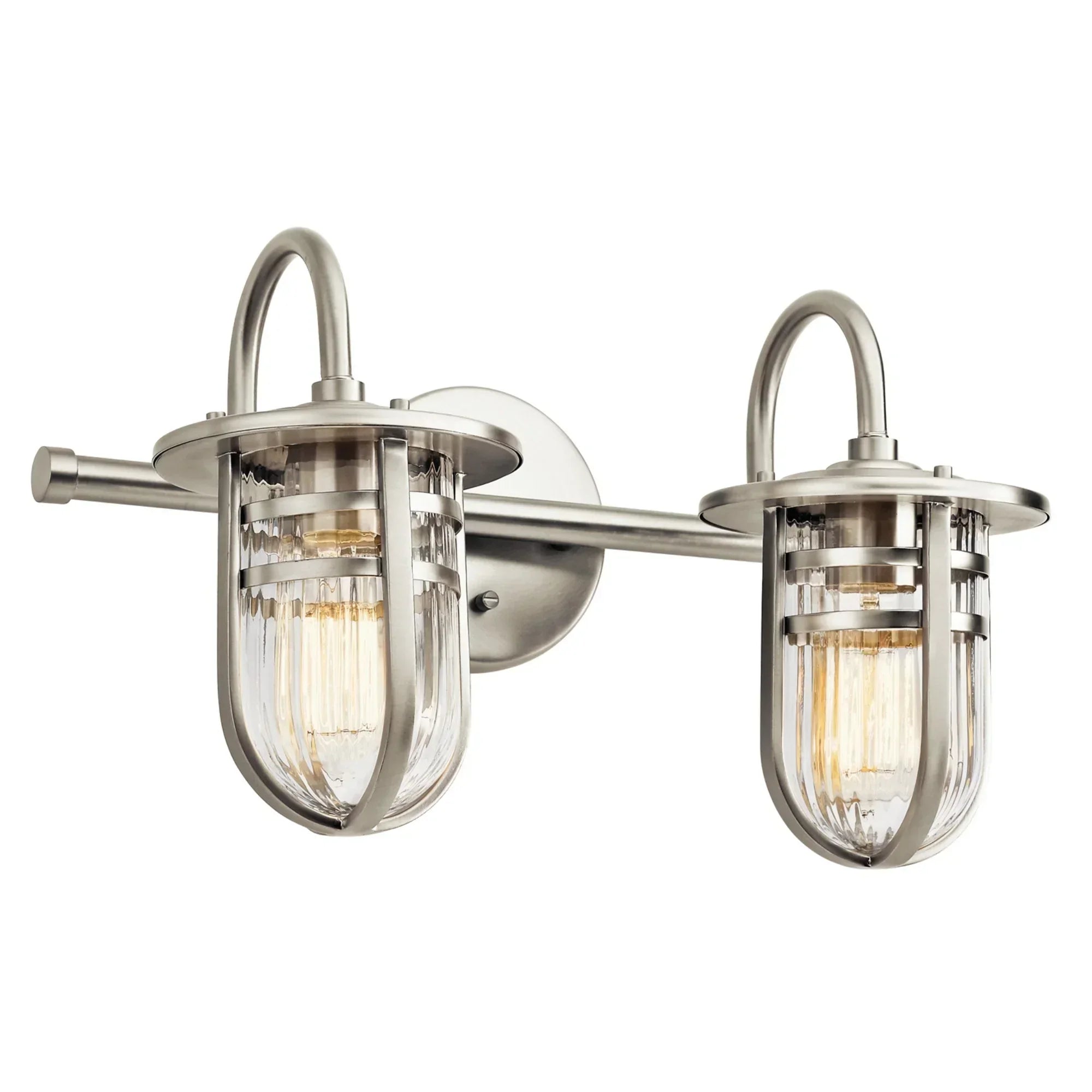 Caparros Vanity Light Nickel - Bees Lighting