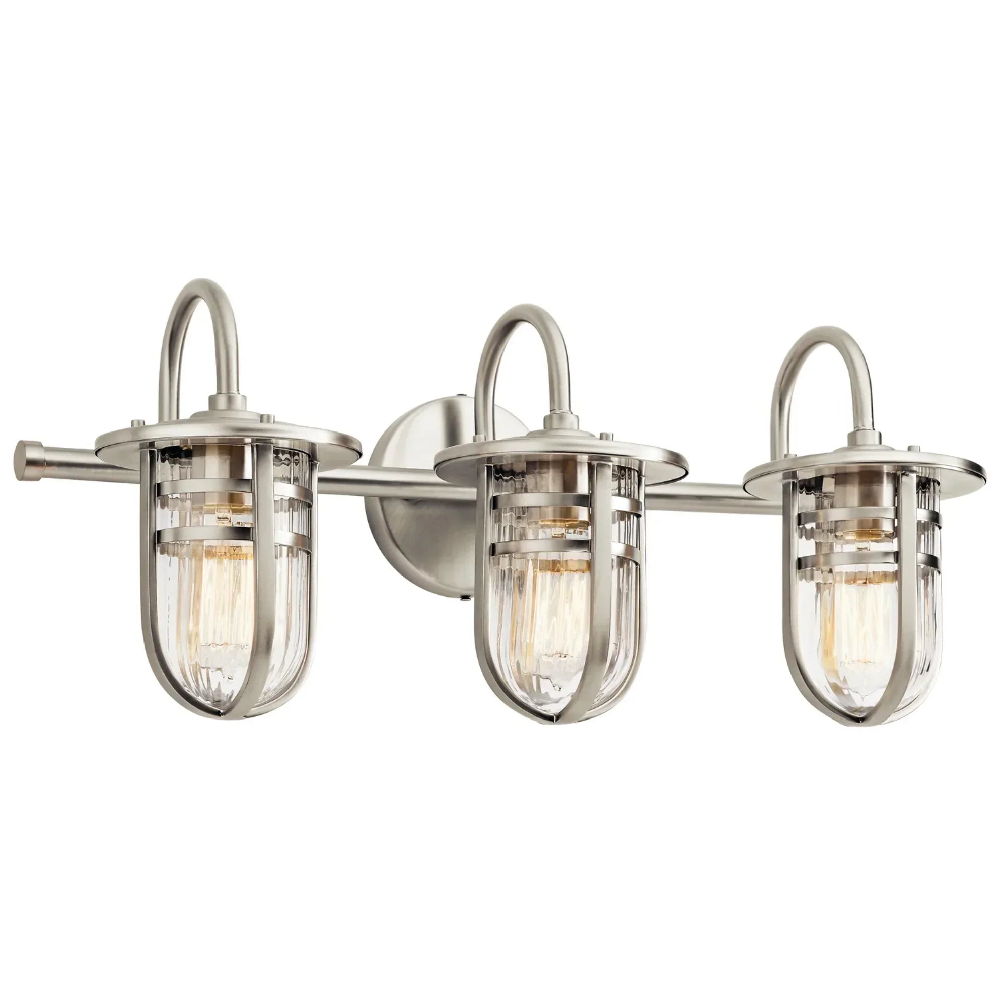 Caparros Vanity Light Nickel - Bees Lighting