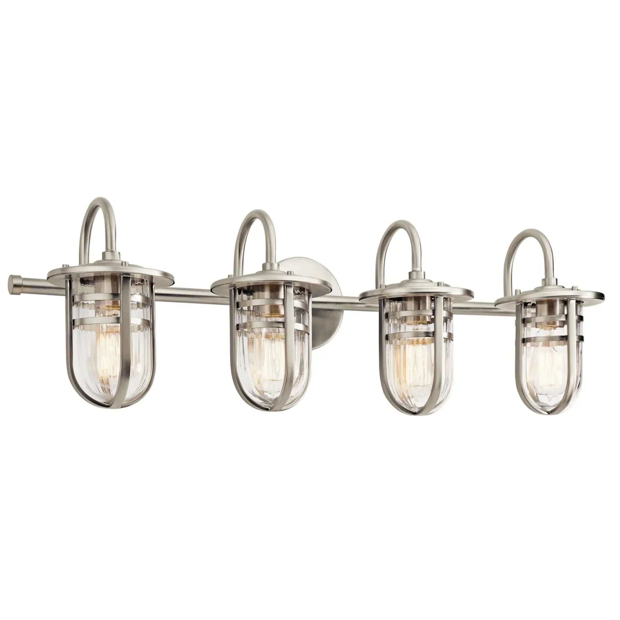 Caparros Vanity Light Nickel - Bees Lighting