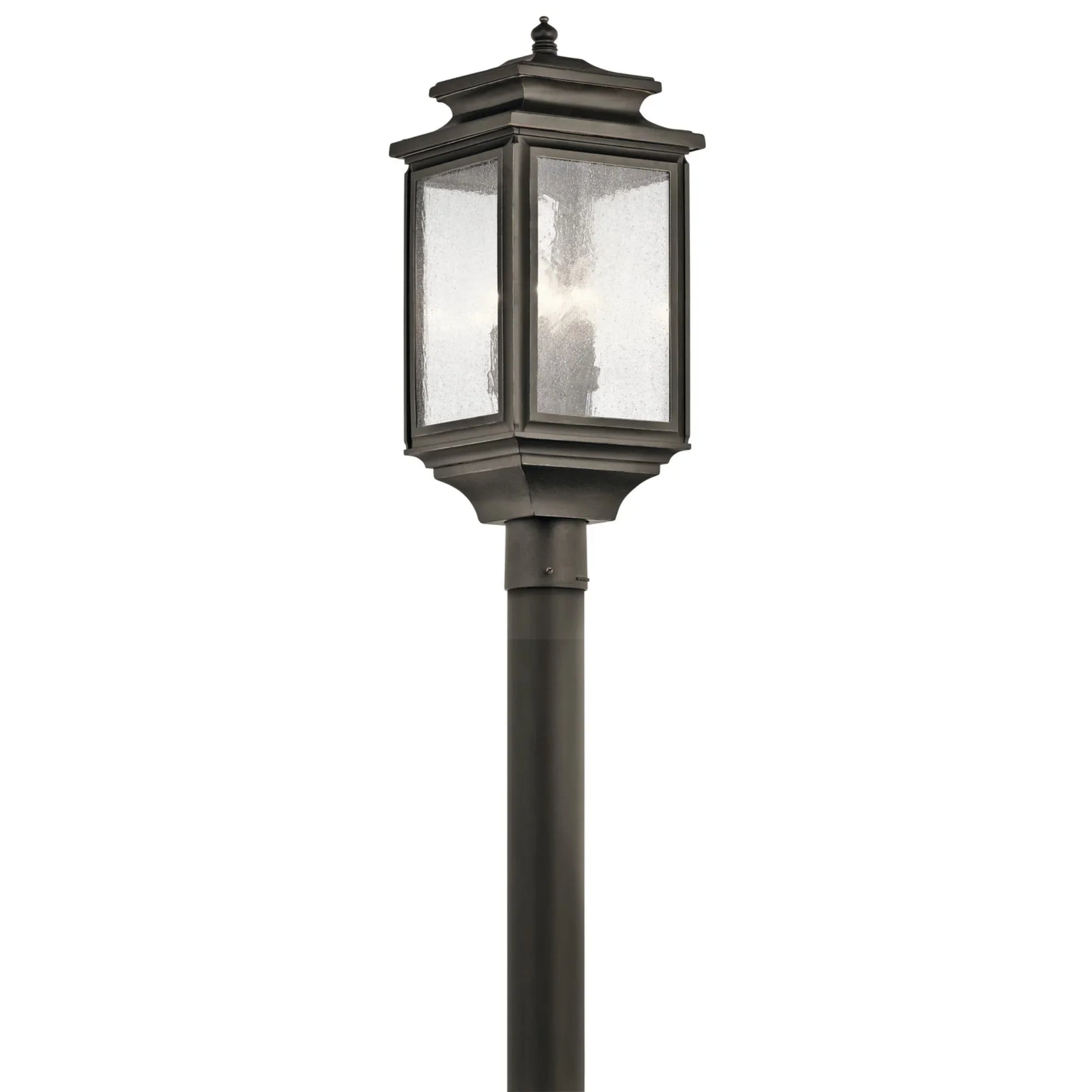 Wiscombe Park 23" 4-Light Outdoor Post Light, Olde Bronze Finish - Bees Lighting