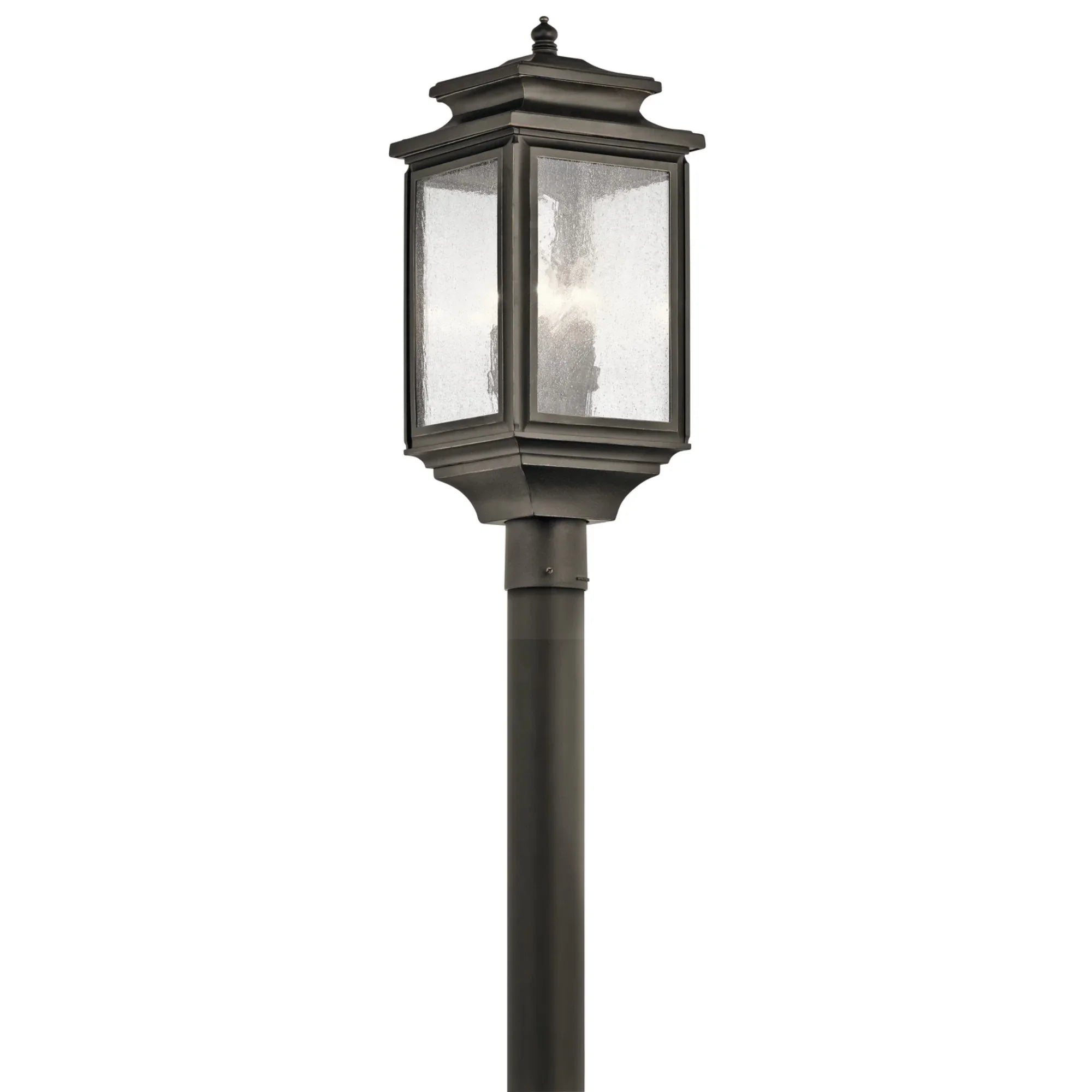 Wiscombe Park 23" 4-Light Outdoor Post Light, Olde Bronze Finish - Bees Lighting