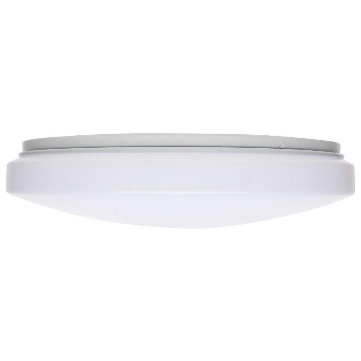 Cloud LED Flush Mount Light Selectable CCT 120 White Finish