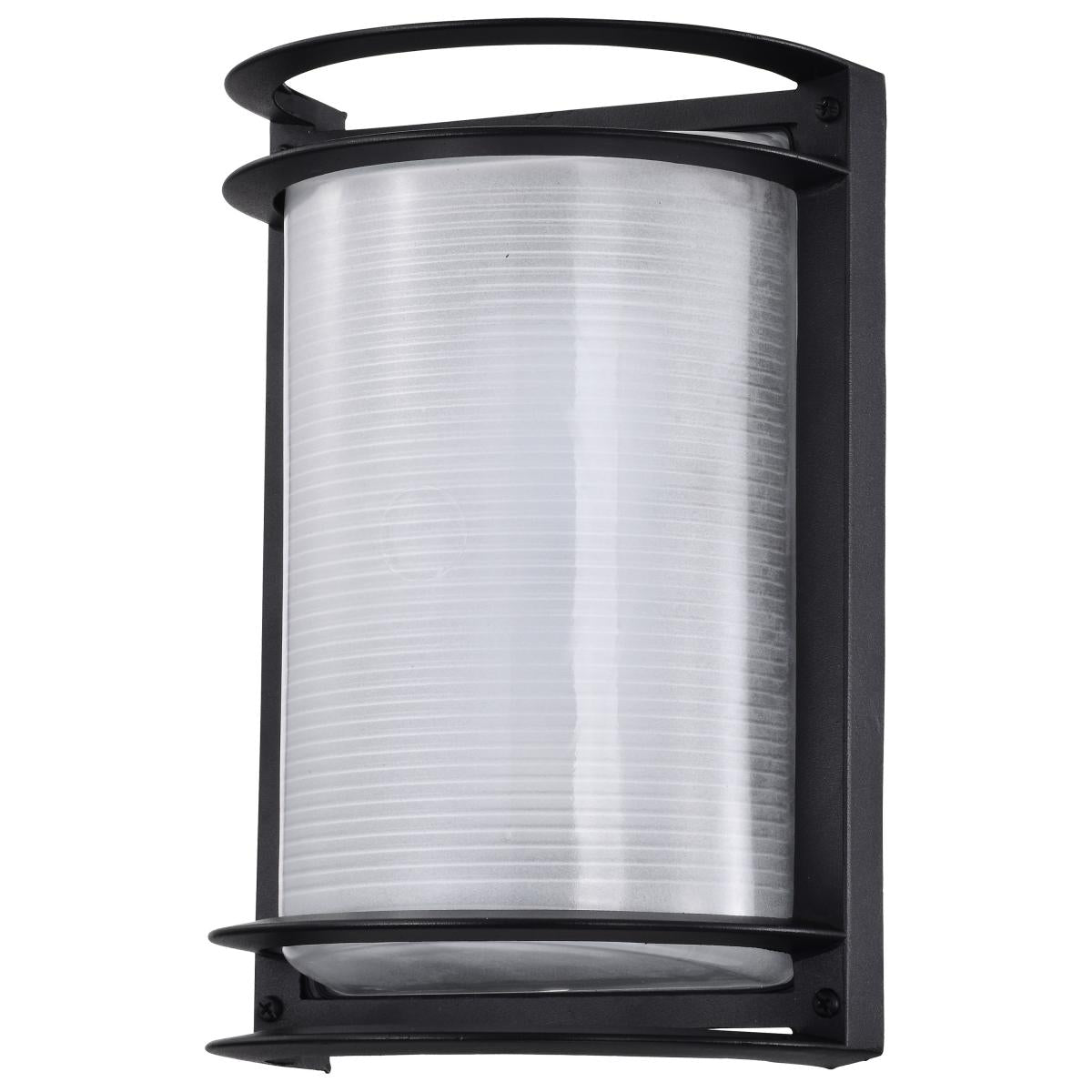 11" LED Rectangular Bulk Head Fixture, White Glass