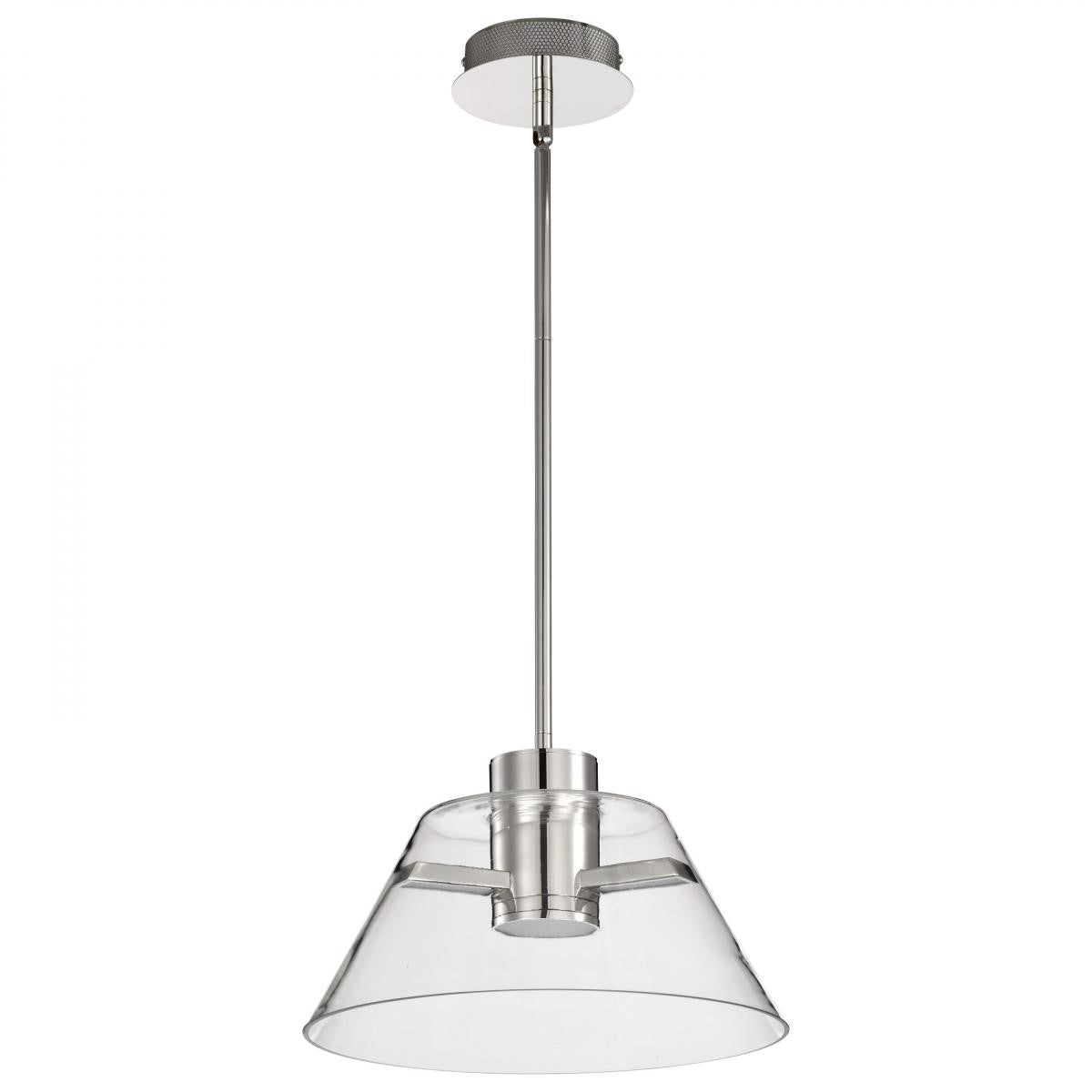 Edmond LED Pendant Light, Clear Glass