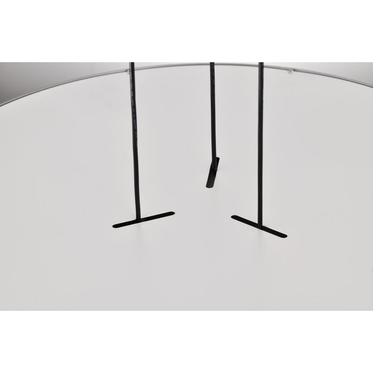 Bandon 20" LED Pendant Light, Gray with Off-White Wrap, Acrylic Lens - Bees Lighting