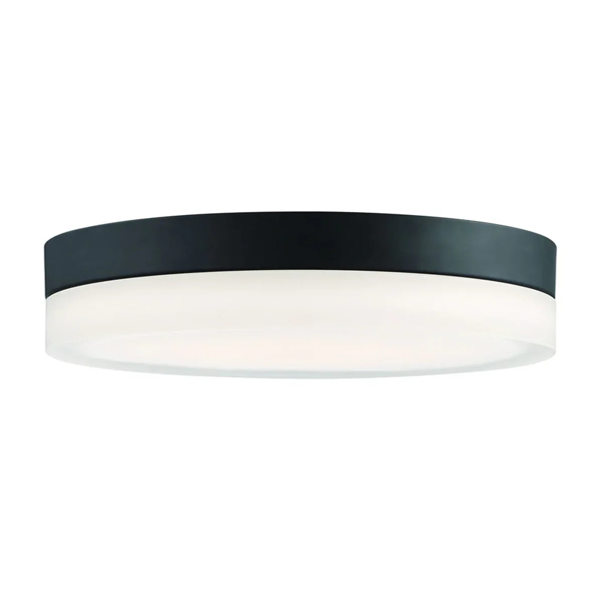 Pi 14 in. LED Flush Mount Light Black Finish - Bees Lighting