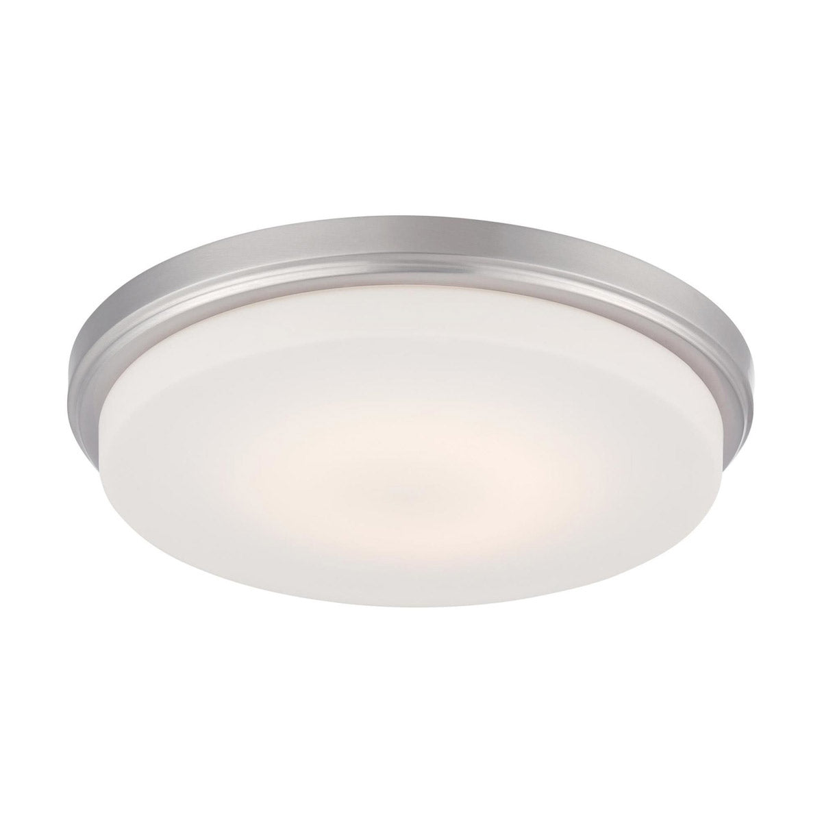 Dale 13 in. LED Flush Mount Light Nickel Finish - Bees Lighting