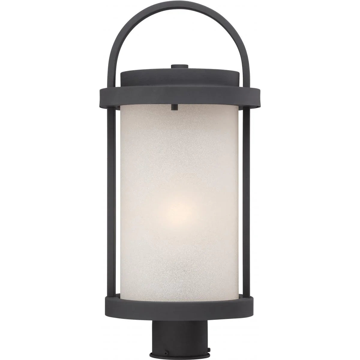 Willis 20" LED Lantern Head, Black Finish - Bees Lighting